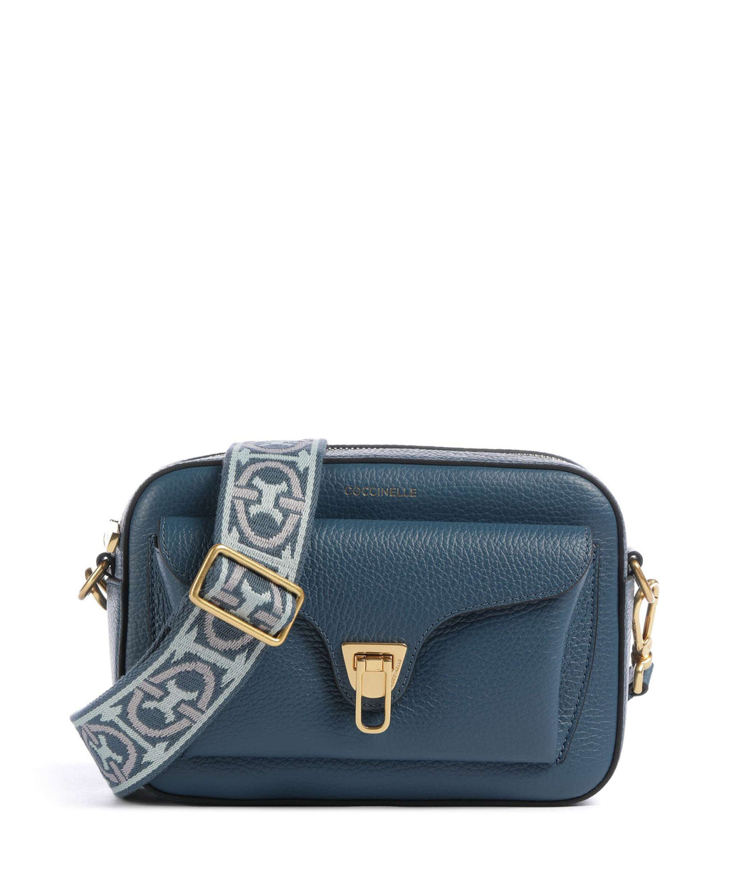 Coccinelle Beat Soft Ribbon Crossbody bag deep blue
