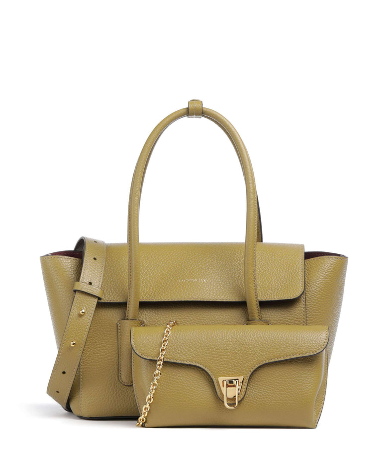Coccinelle Beat Double Handbag seagrass