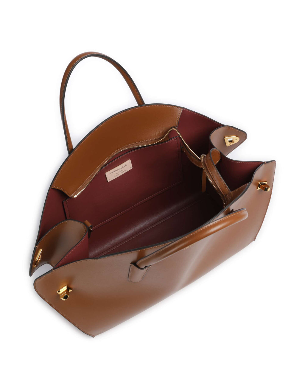 Coccinelle Tylde Handbag cognac
