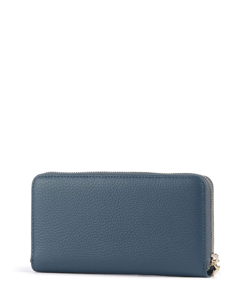 Coccinelle Metallic Soft Wallet deep blue