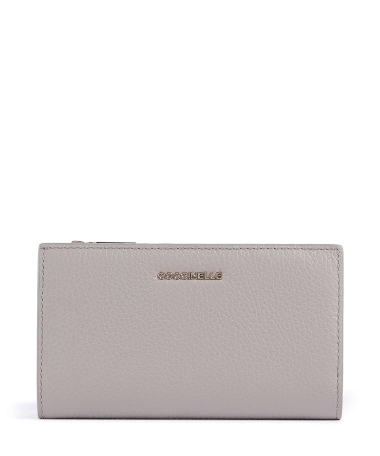 Coccinelle Metallic Soft RFID Wallet oyster