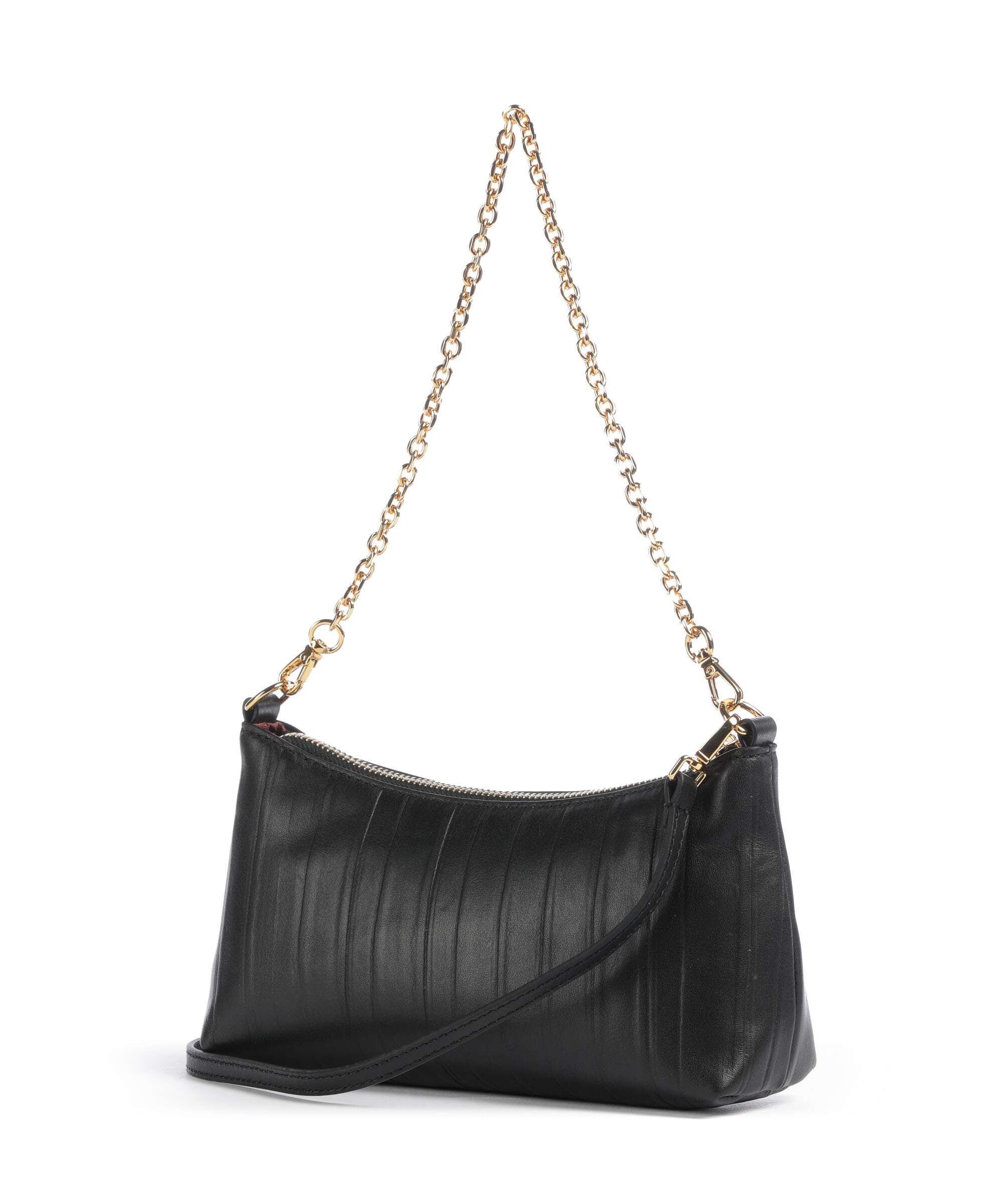 Coccinelle Aura Plisse Shoulder bag noir