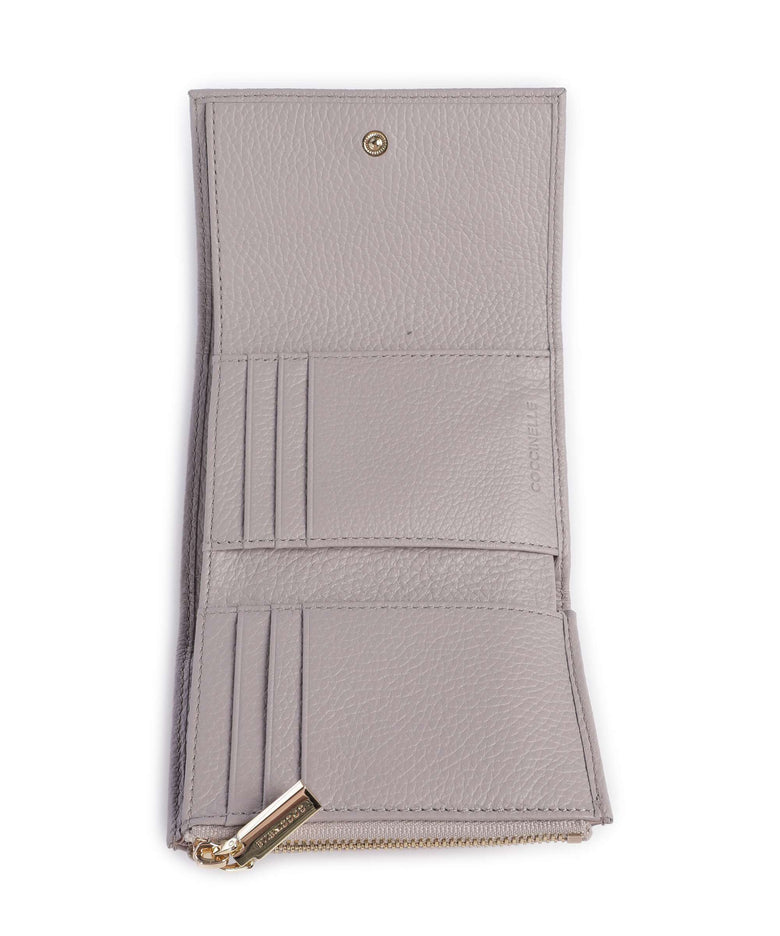 Coccinelle Metallic Soft Wallet oyster