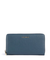 Coccinelle Metallic Soft RFID Geldbörse deep blue