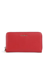 Coccinelle Metallic Soft RFID Geldbörse scarlet