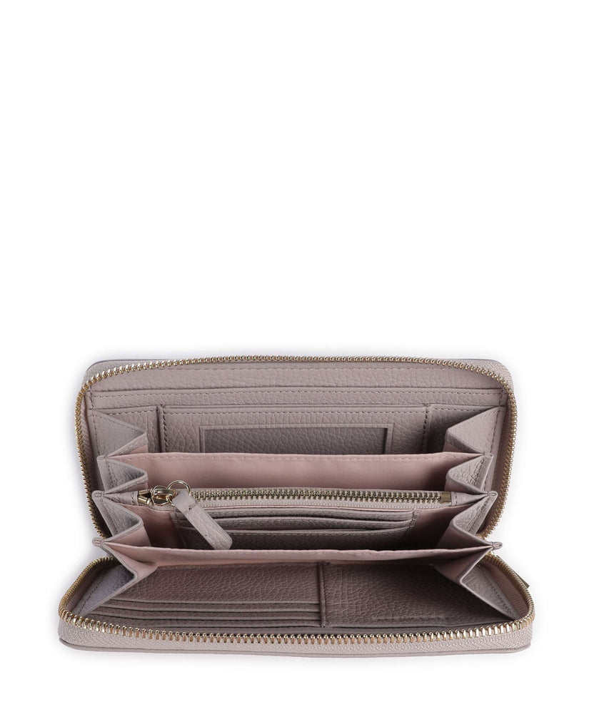 Coccinelle Metallic Soft RFID Wallet oyster