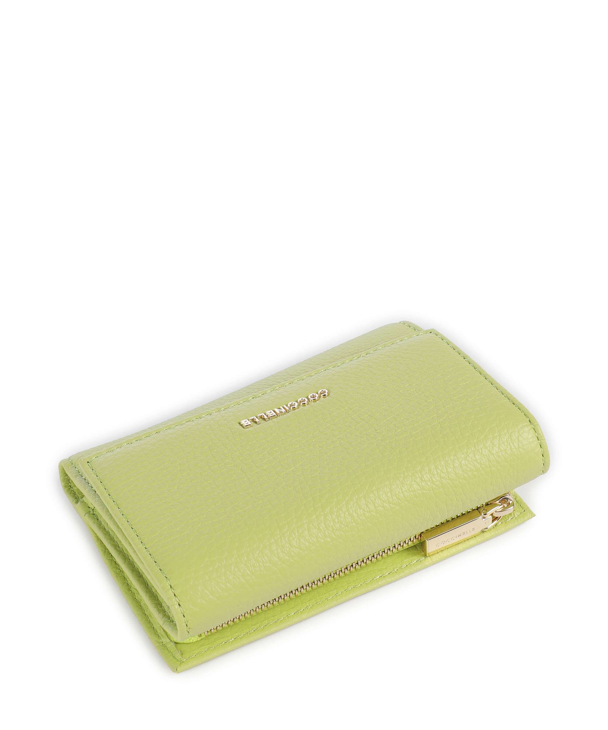 Coccinelle Metallic Soft RFID Wallet green glow