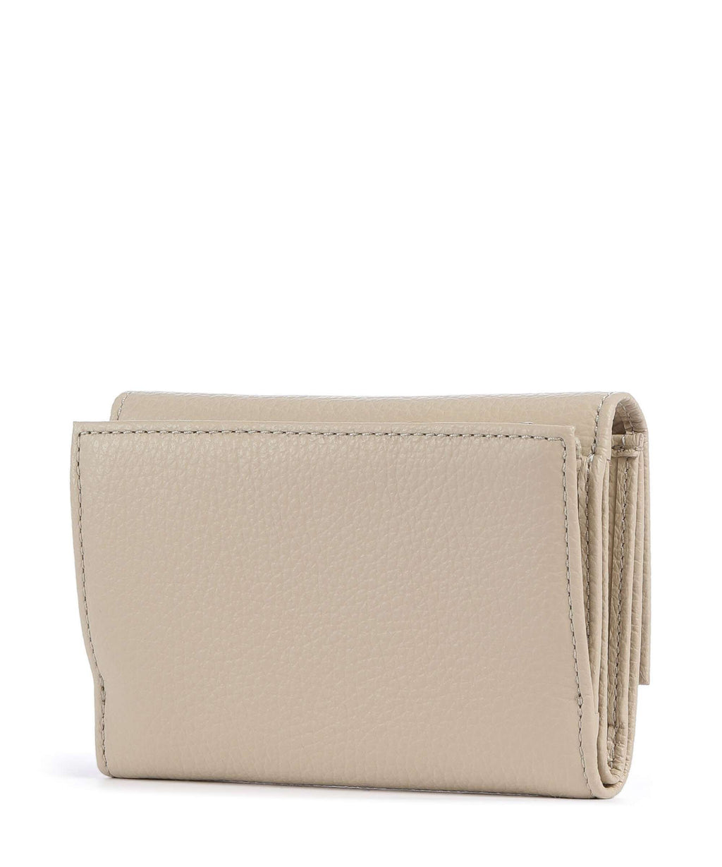 Coccinelle Metallic Soft RFID Wallet sandshell