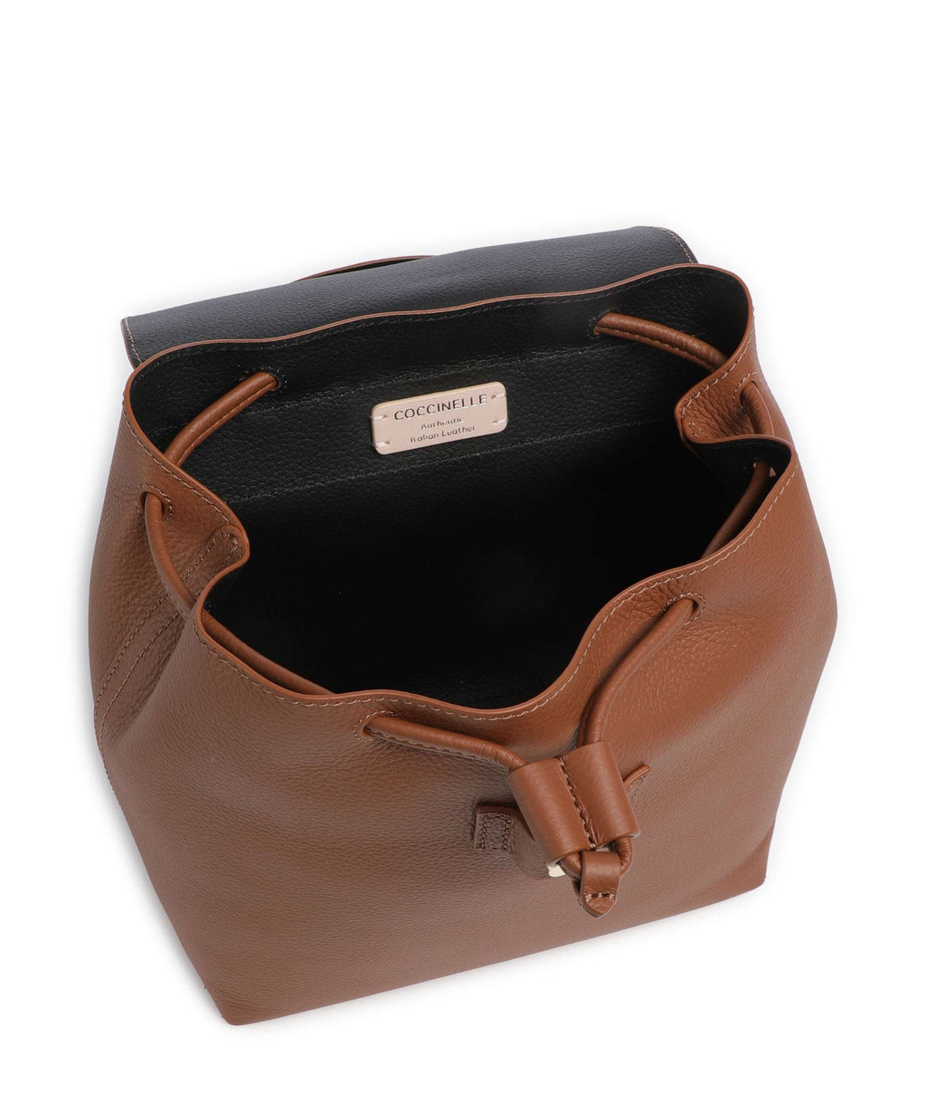 Coccinelle Nikla Backpack cognac/noir