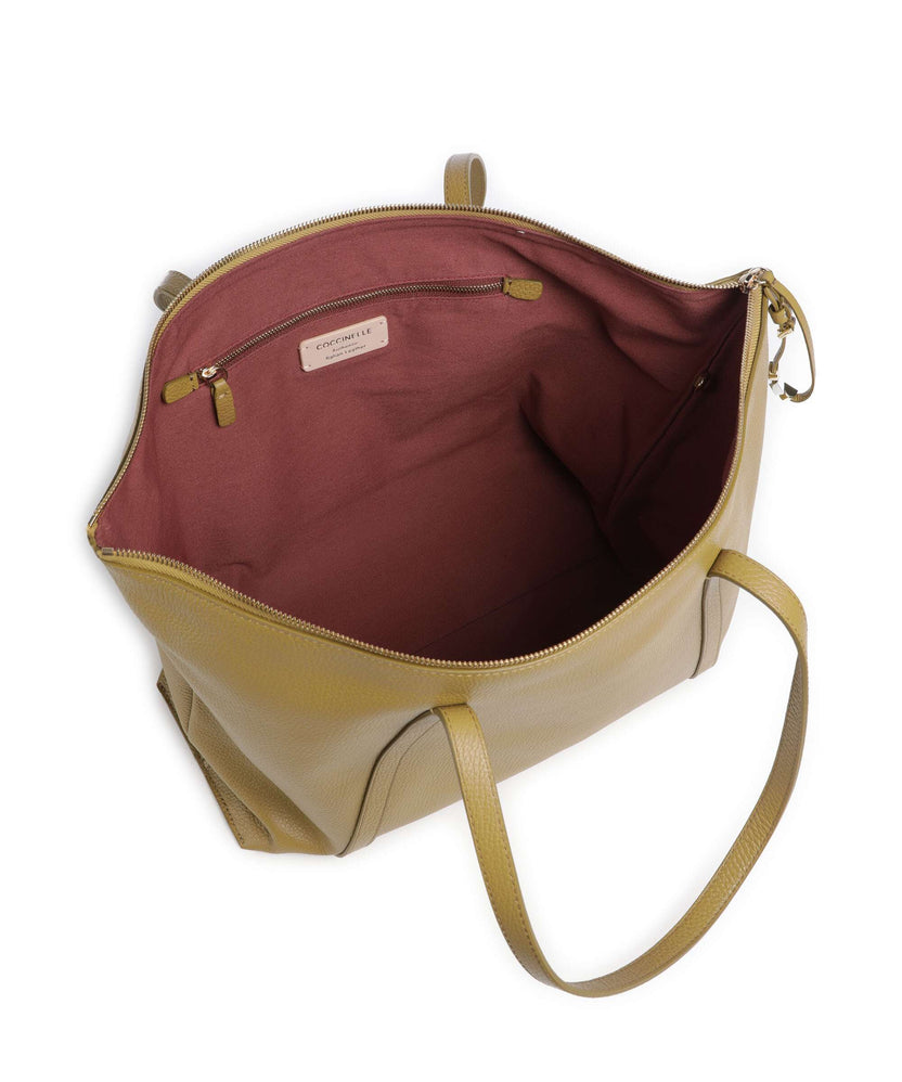 Coccinelle Nory Tote bag seagrass