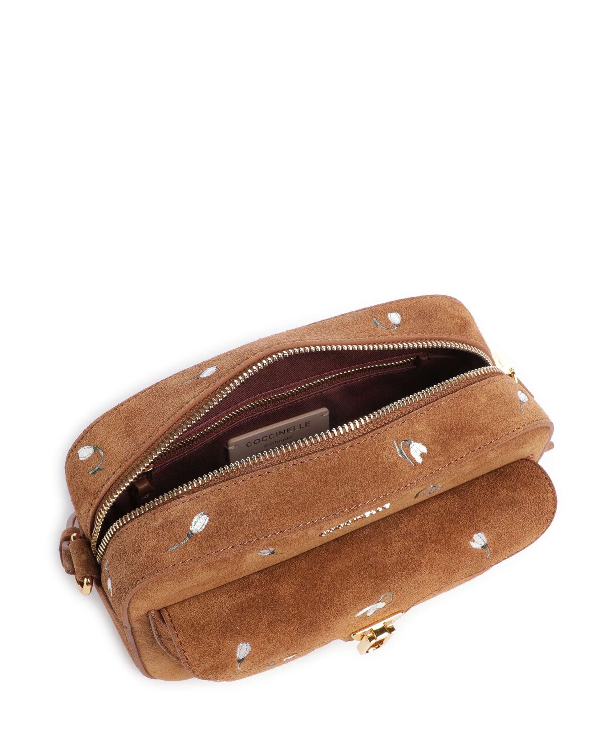 Coccinelle Beat Crossbody bag cognac