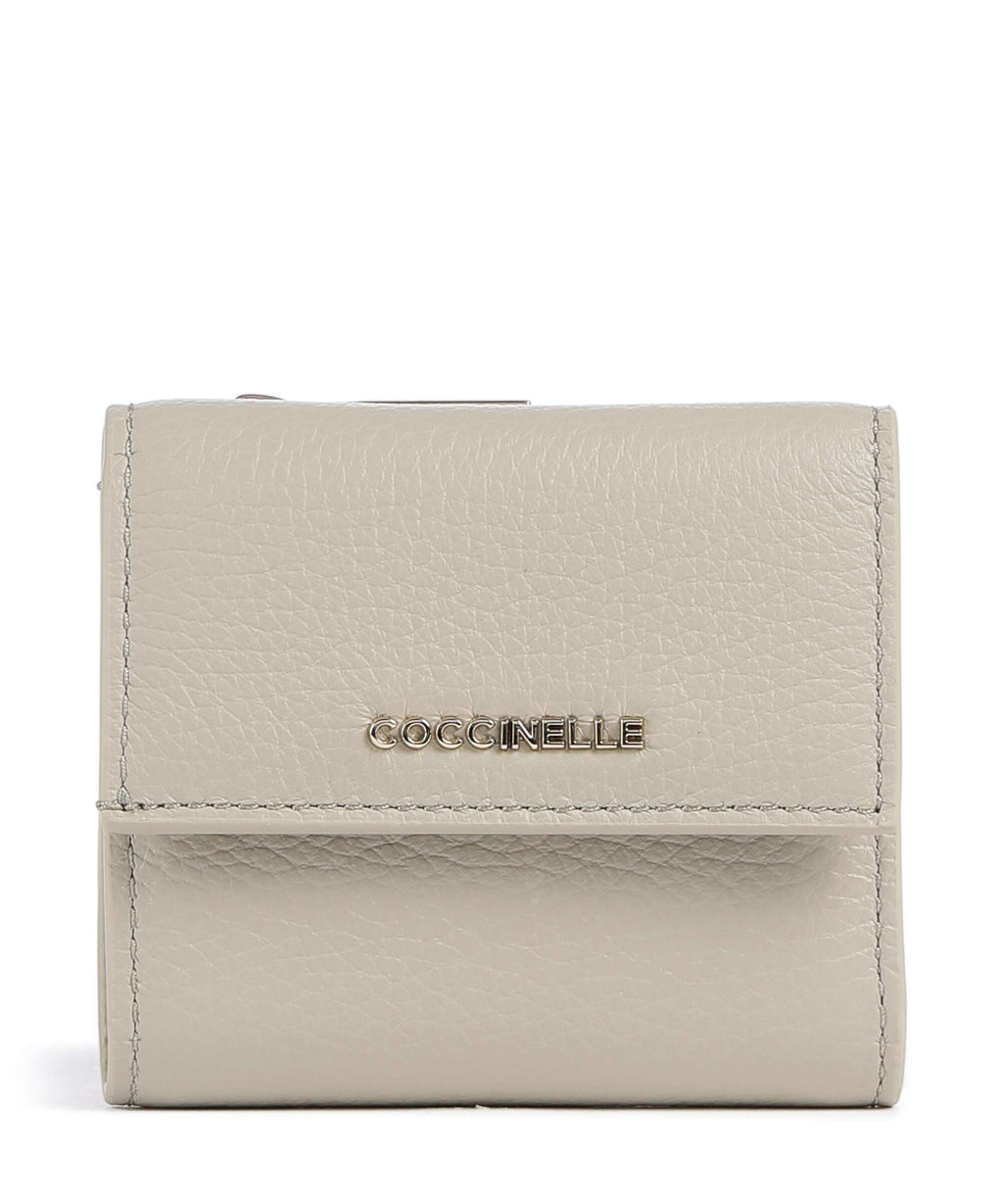 Coccinelle Metallic Soft Wallet eucalipto