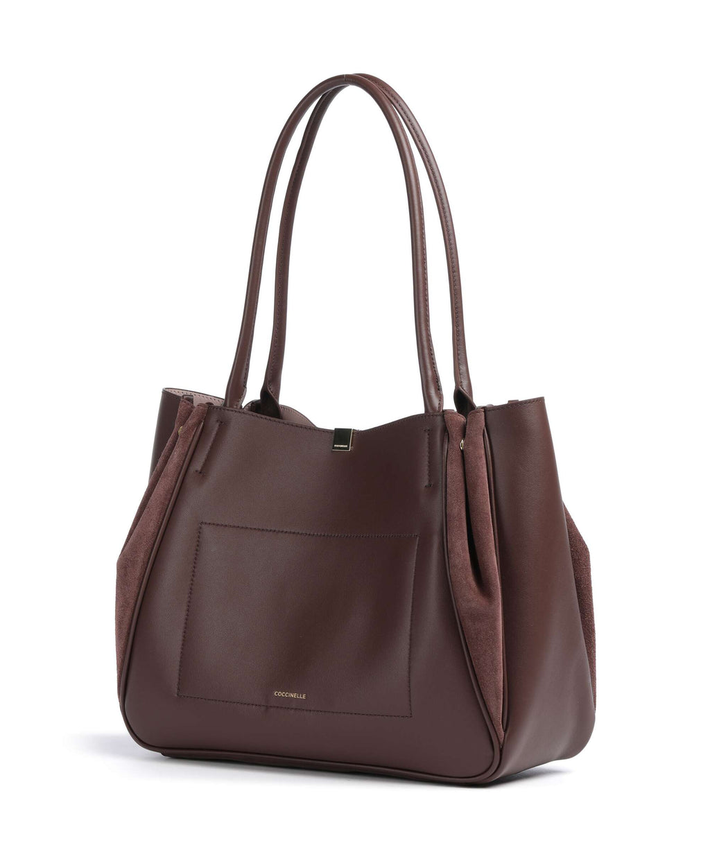 Coccinelle Pansy Tote bag berry