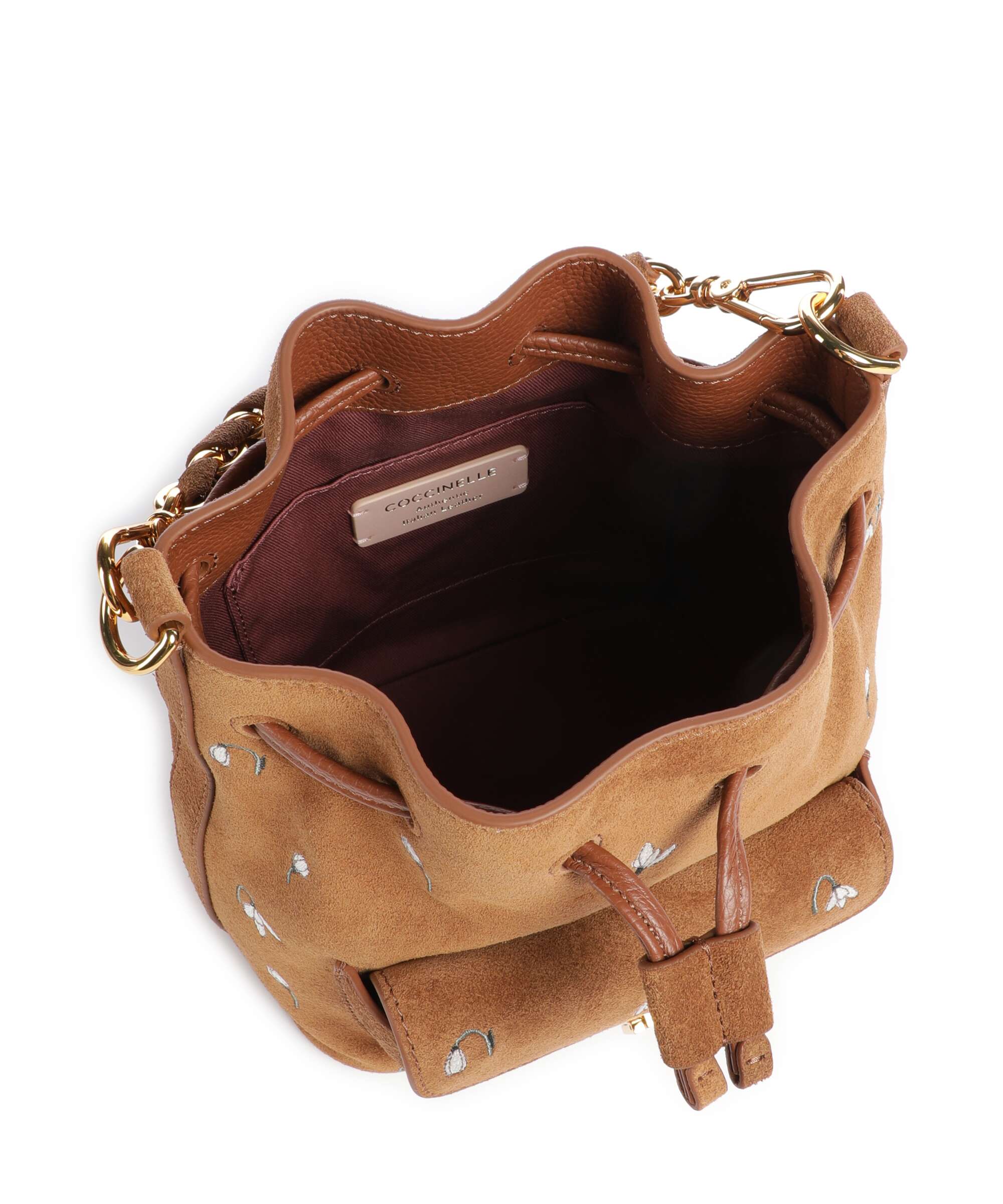 Coccinelle Beat Generation Bucket bag cognac