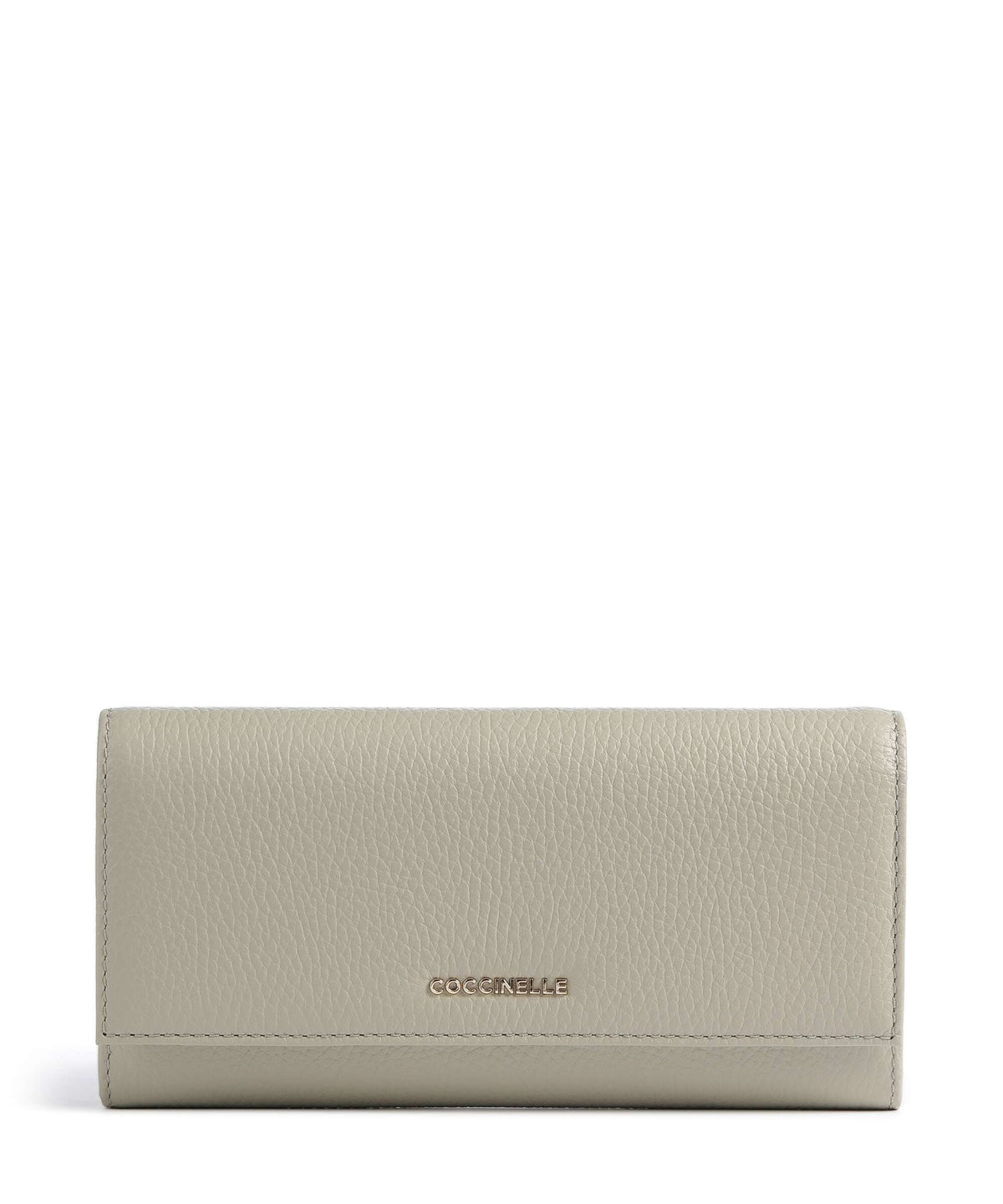 Coccinelle Metallic Soft Wallet eucalipto