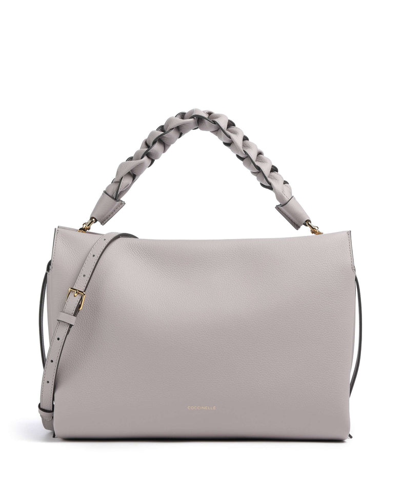 Coccinelle Boheme Grana Double Hobo bag oyster/pearl