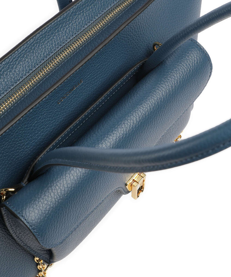 Coccinelle Beat Double Shoulder bag deep blue