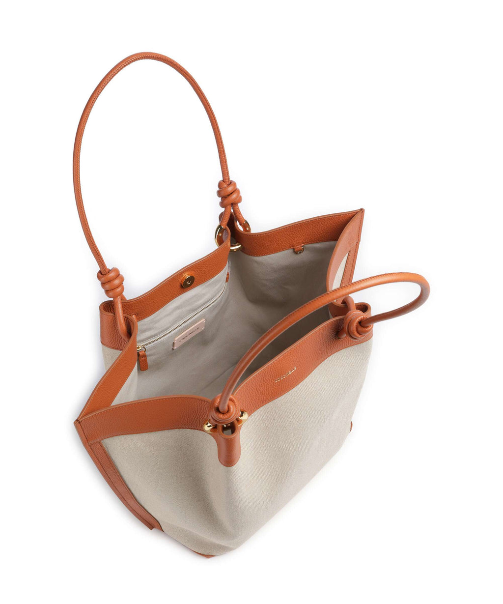 Coccinelle Finn Canvas Tote bag natural/crab