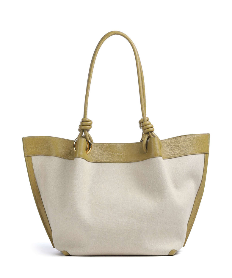 Coccinelle Finn Canvas Tote bag natural/seagrass