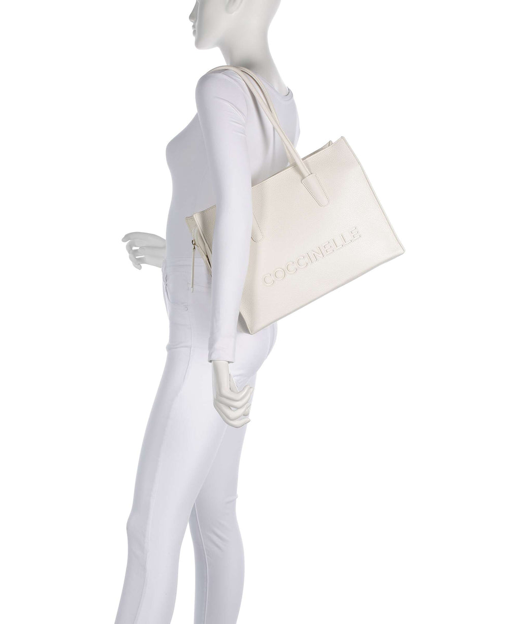 Coccinelle Myrtha Tote bag pearl