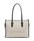Coccinelle Myrtha Canvas Tote bag natural/noir