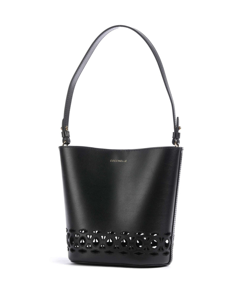 Coccinelle Nikla Monogram Sangallo Bucket bag noir