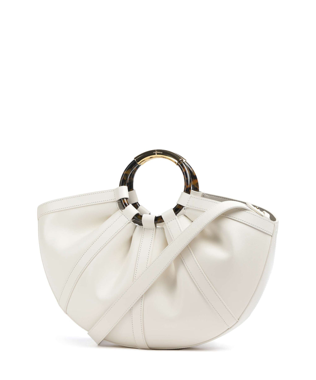 Coccinelle Shell Handbag pearl