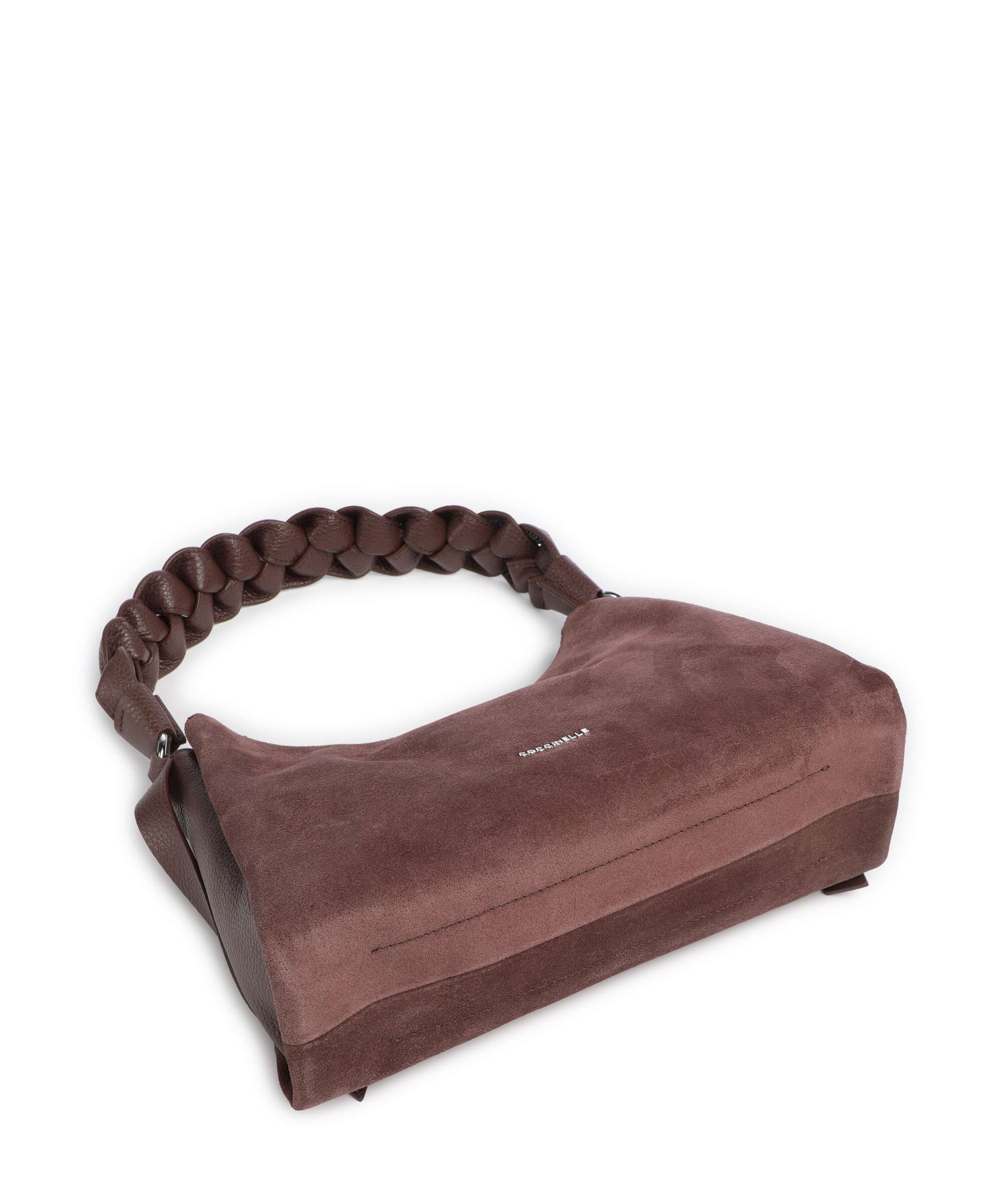Coccinelle Boheme Suede Shoulder bag berry
