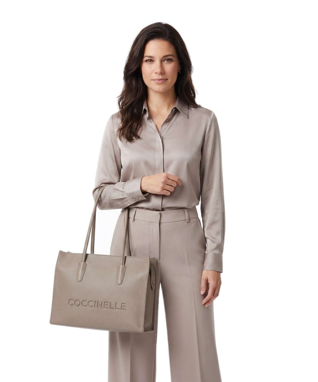 Coccinelle Myrtha Tote bag warm taupe