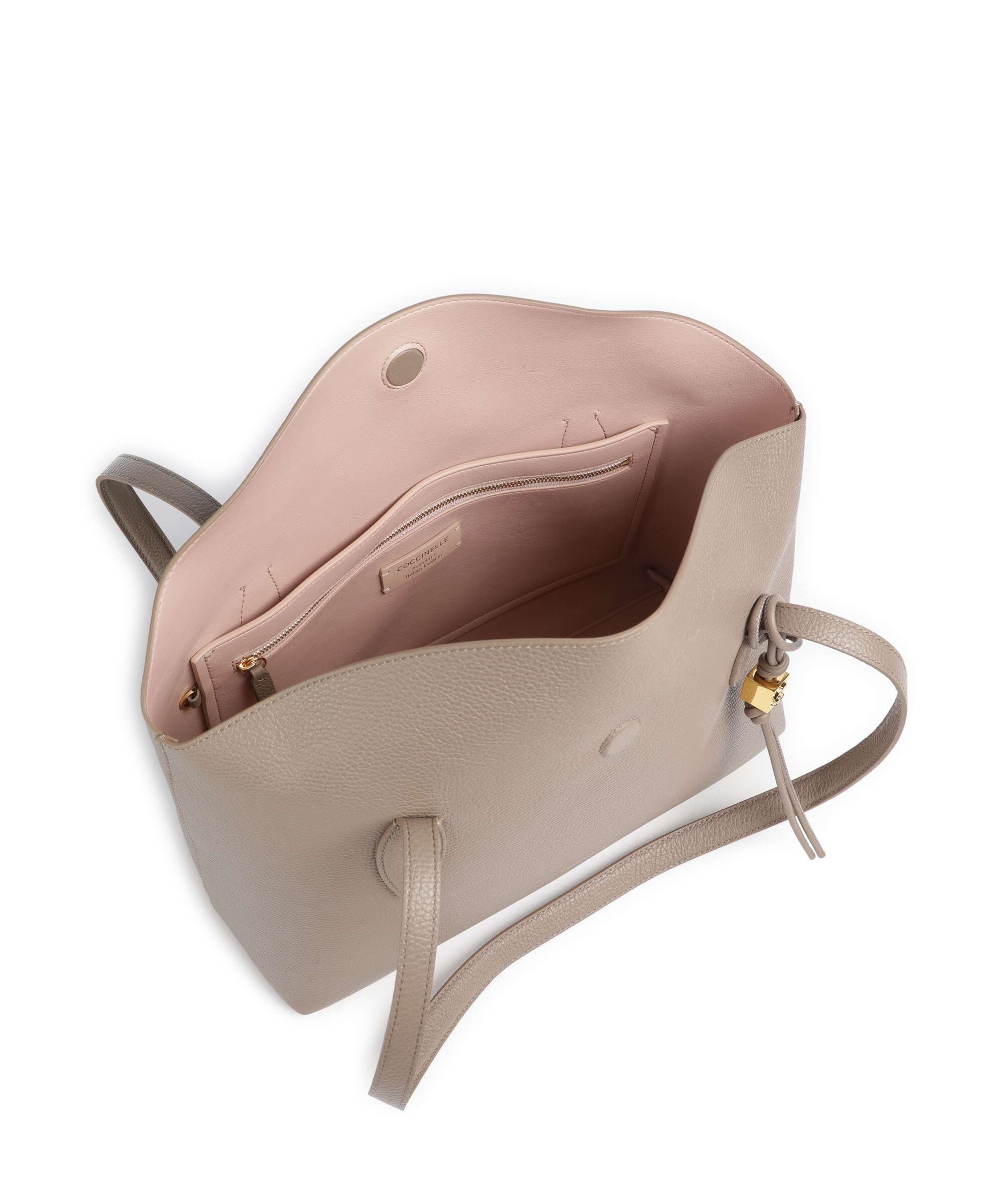 Coccinelle Thess Tote bag warm taupe