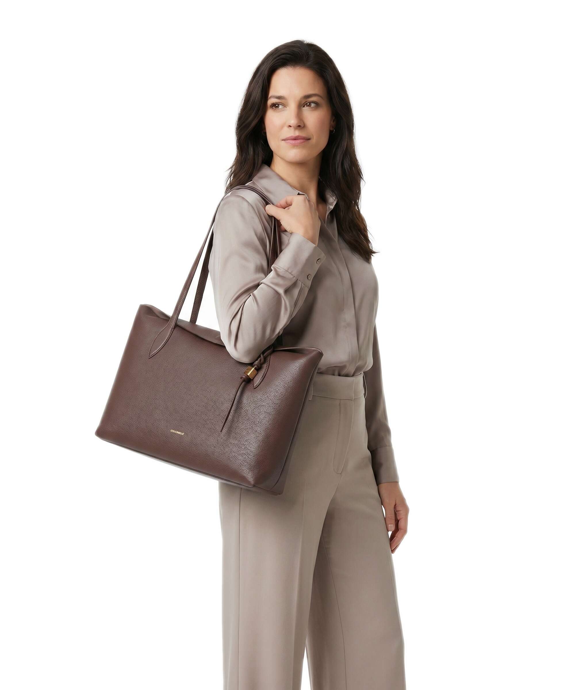 Coccinelle Thess Tote bag berry