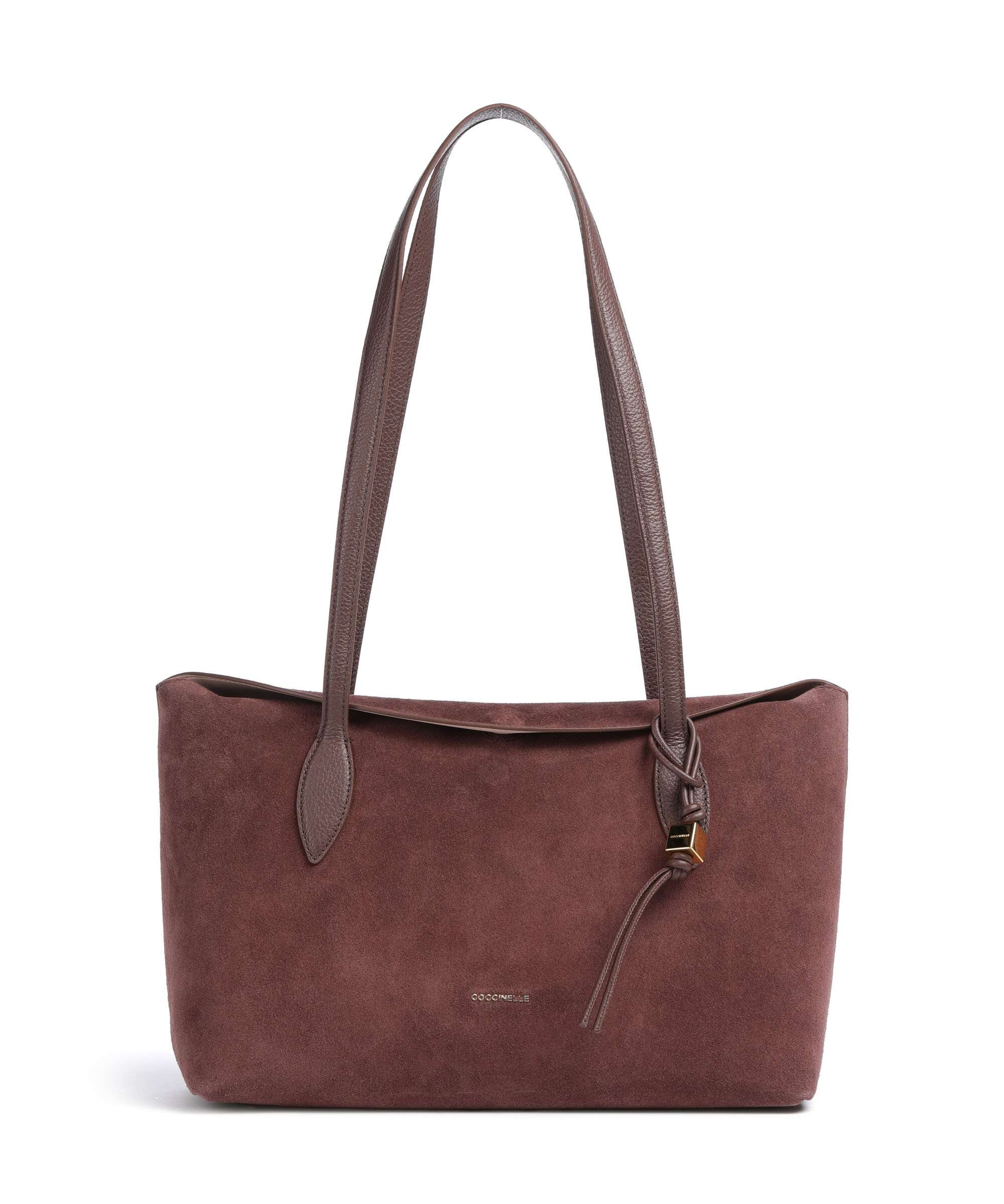 Coccinelle Thess Suede Tote bag berry