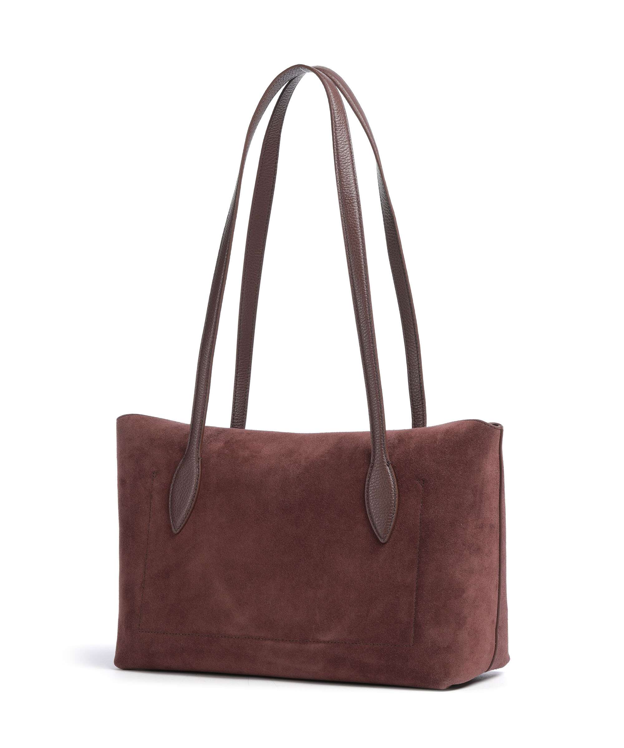 Coccinelle Thess Suede Tote bag berry