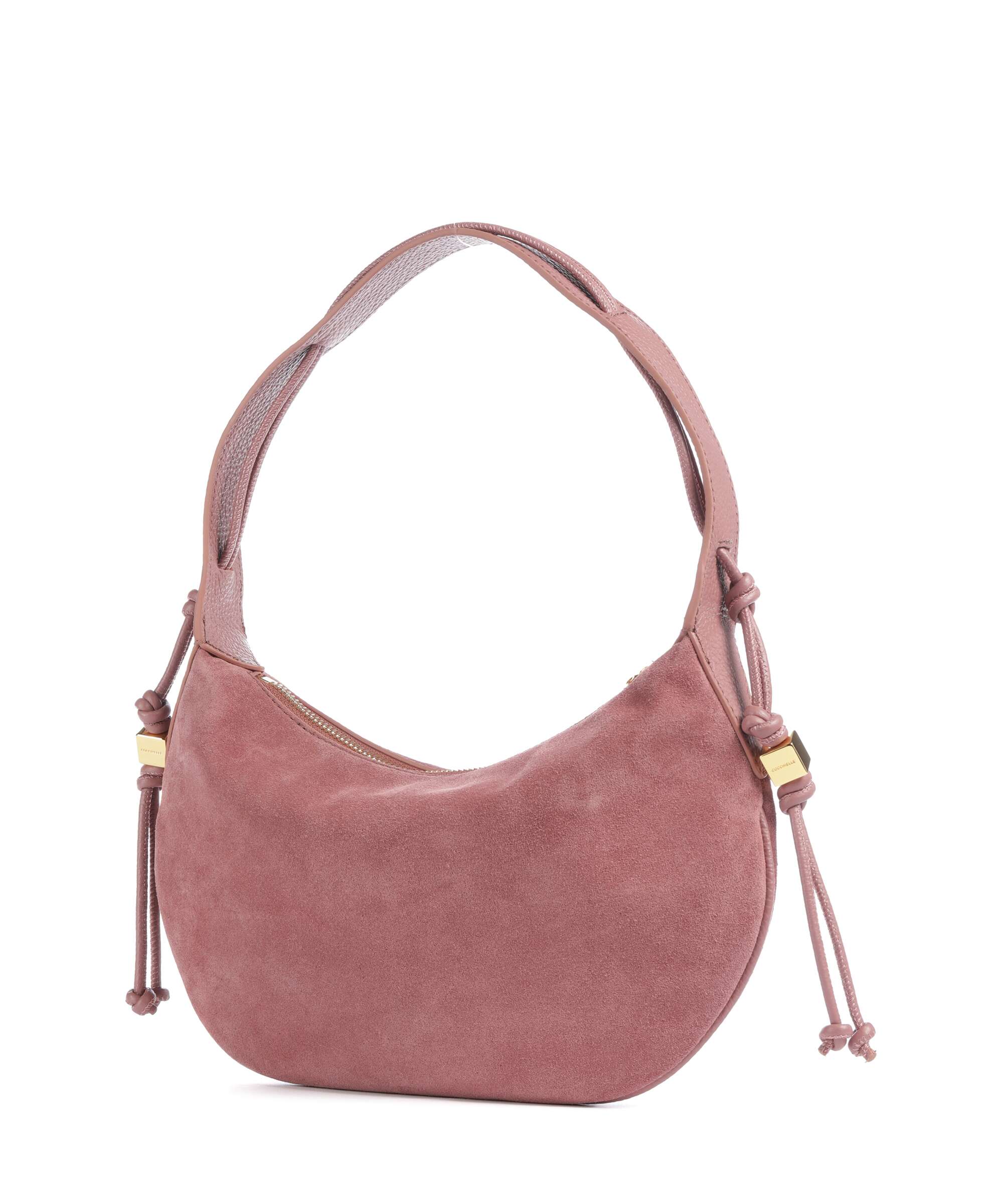 Coccinelle Thess Suede Hobo bag winter rose