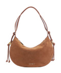 Coccinelle Thess Suede Hobo bag cognac