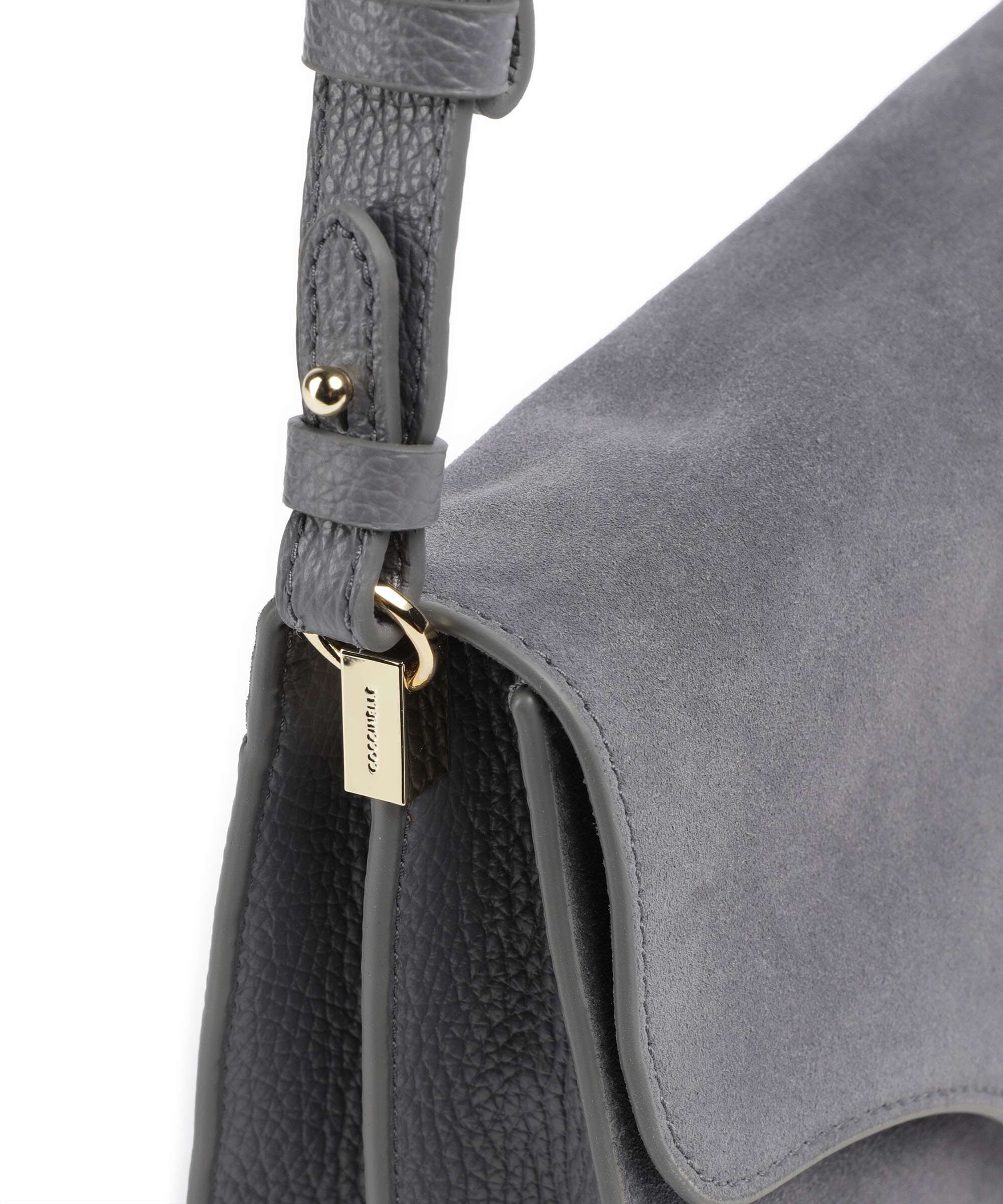 Coccinelle C-Me Softy Suede Shoulder bag stove