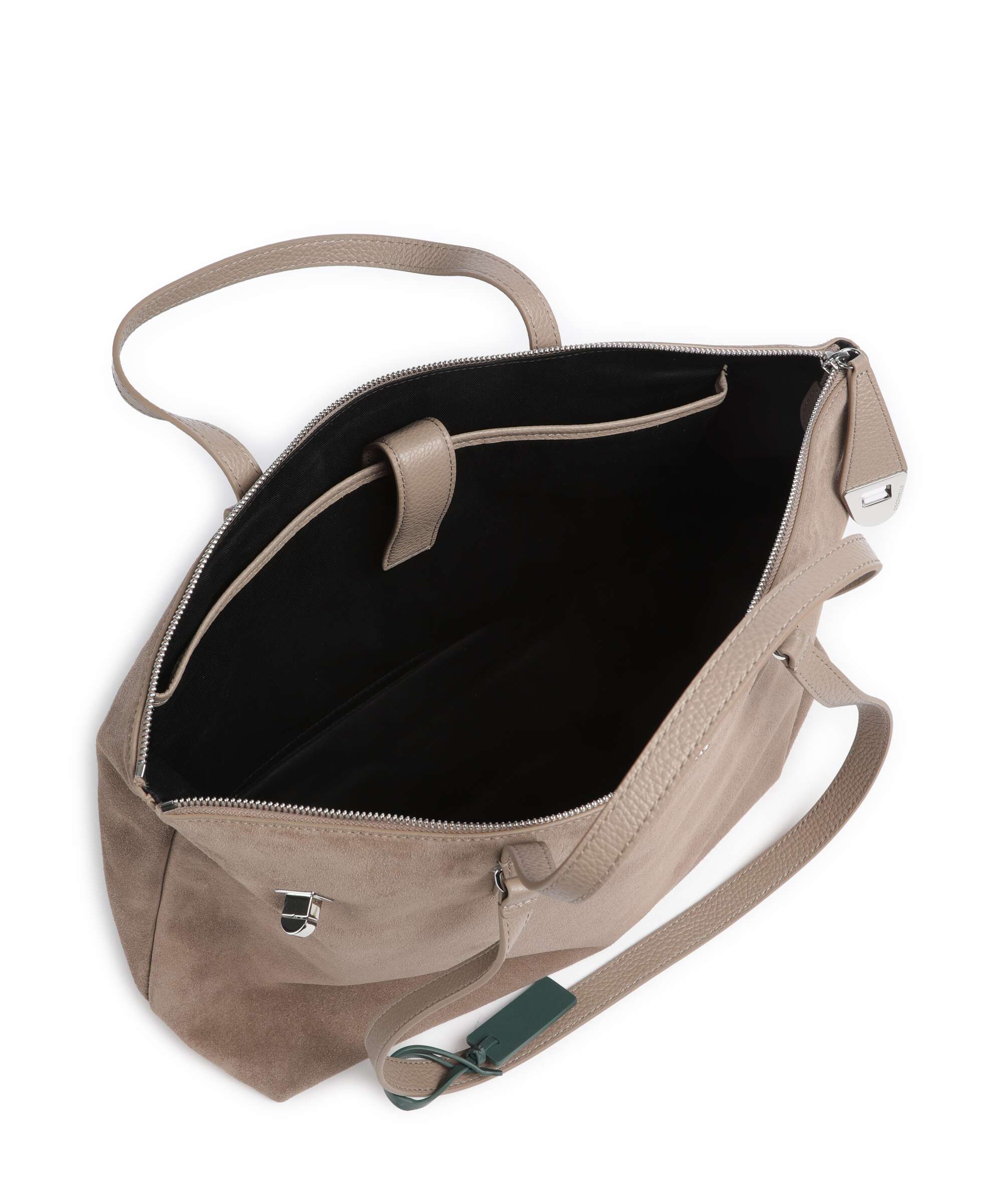 Coccinelle Beat Generation Suede Tote bag warm taupe
