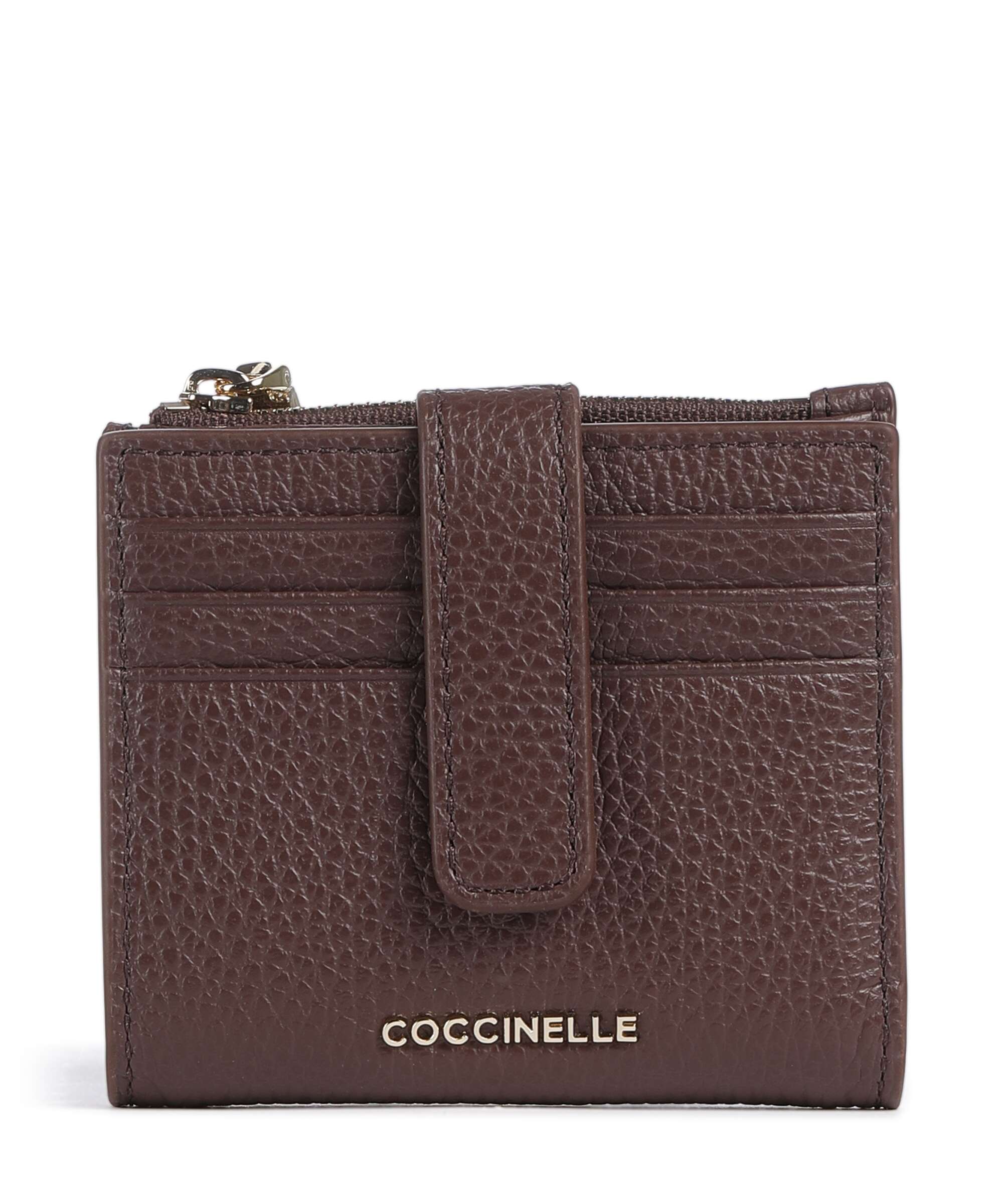 Coccinelle Metallic Soft Wallet berry