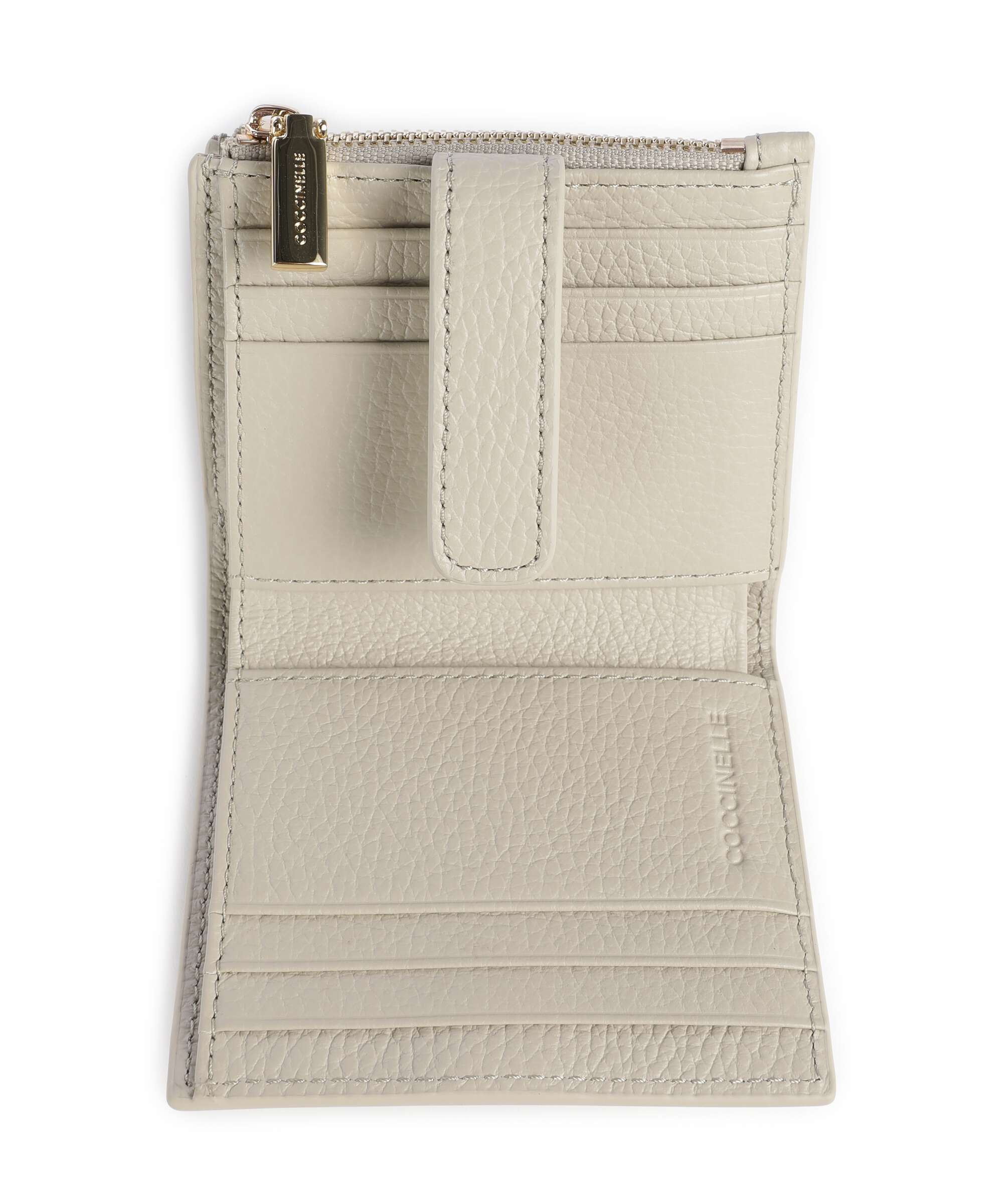 Coccinelle Metallic Soft Wallet eucalipto