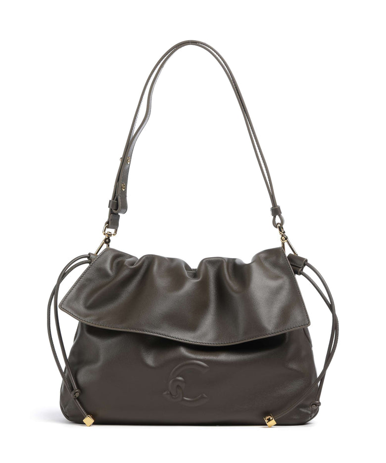 Coccinelle Lidia Hobo bag fango