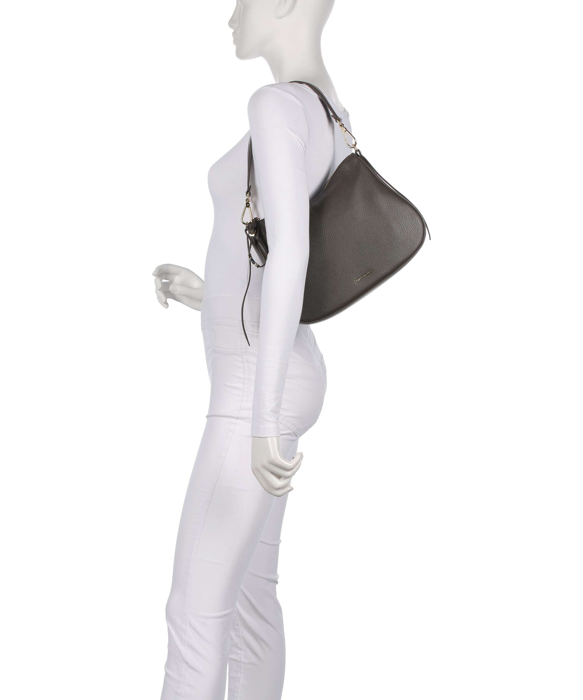 Coccinelle Nory Hobo bag fango