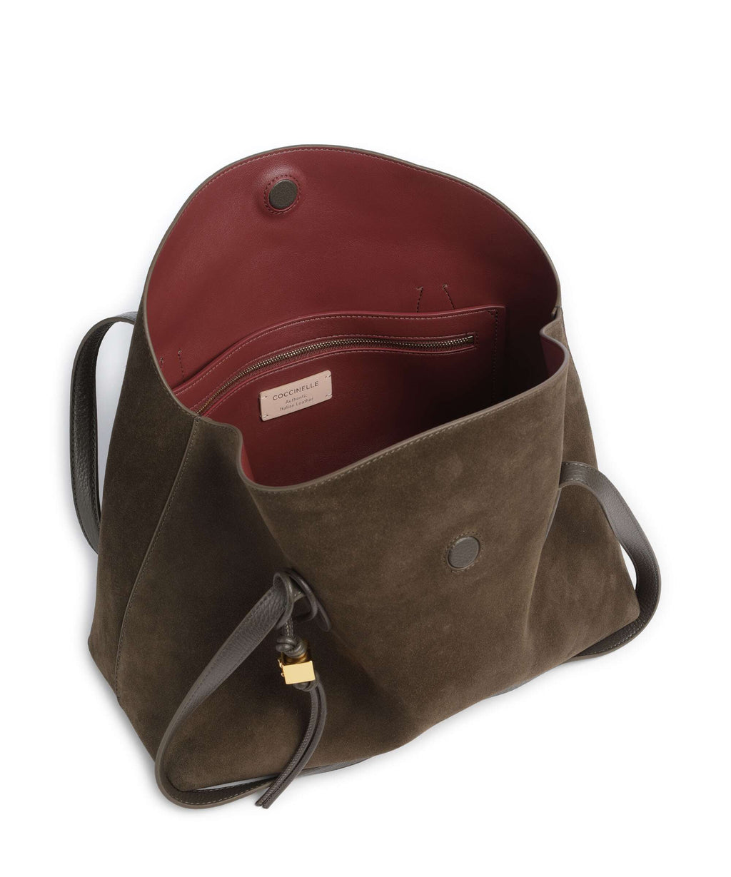Coccinelle Thess Tote bag fango