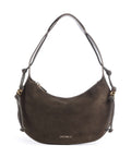 Coccinelle Thess Suede Hobo bag fango