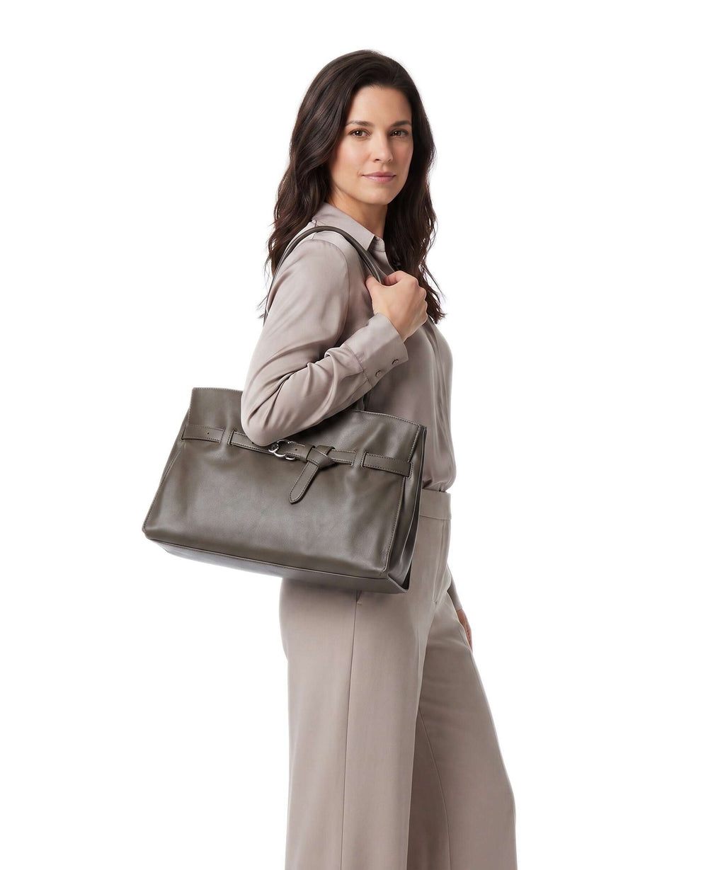 Coccinelle Sabine Soft Tote bag fango