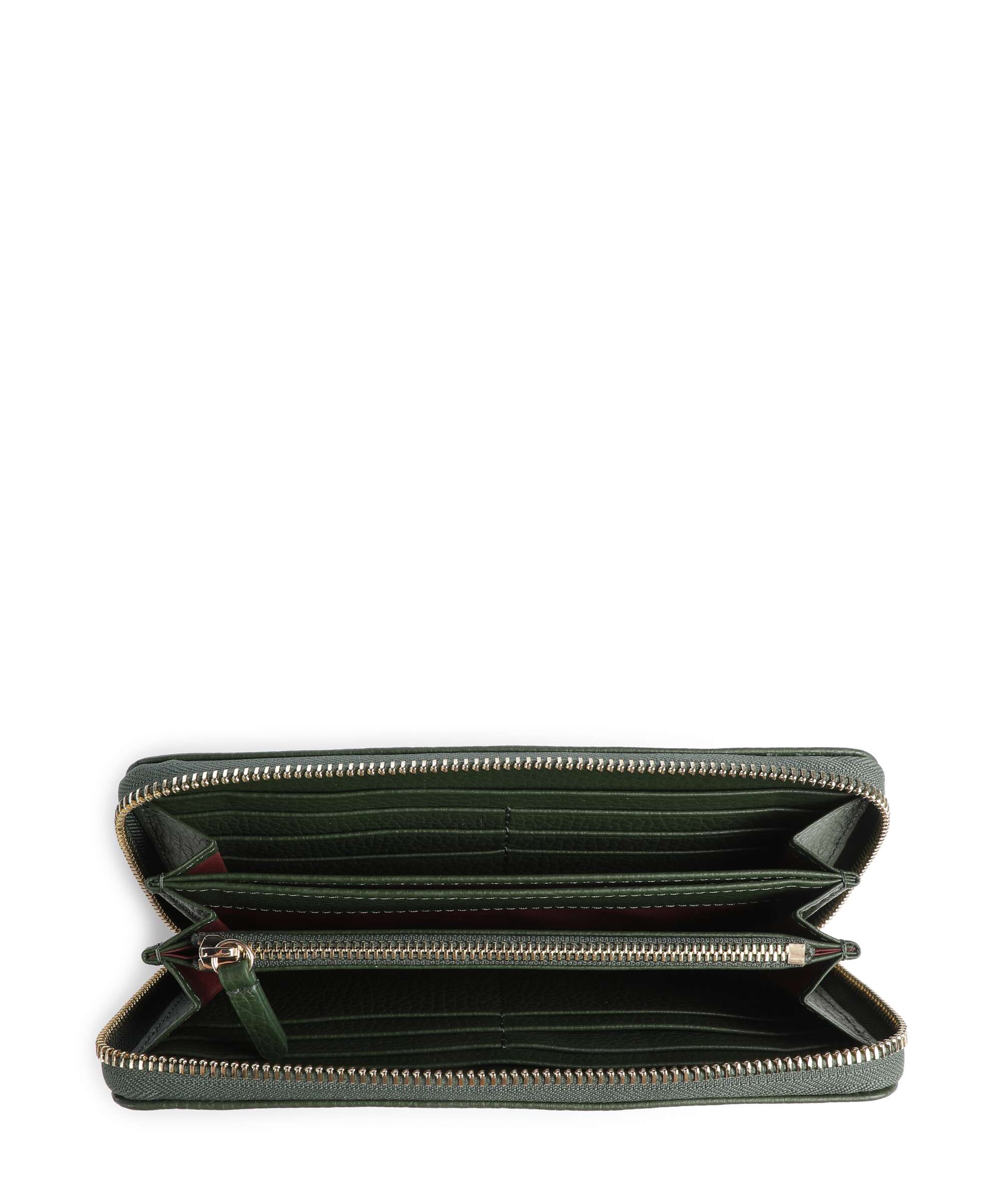 Coccinelle Metallic Soft Wallet garden green