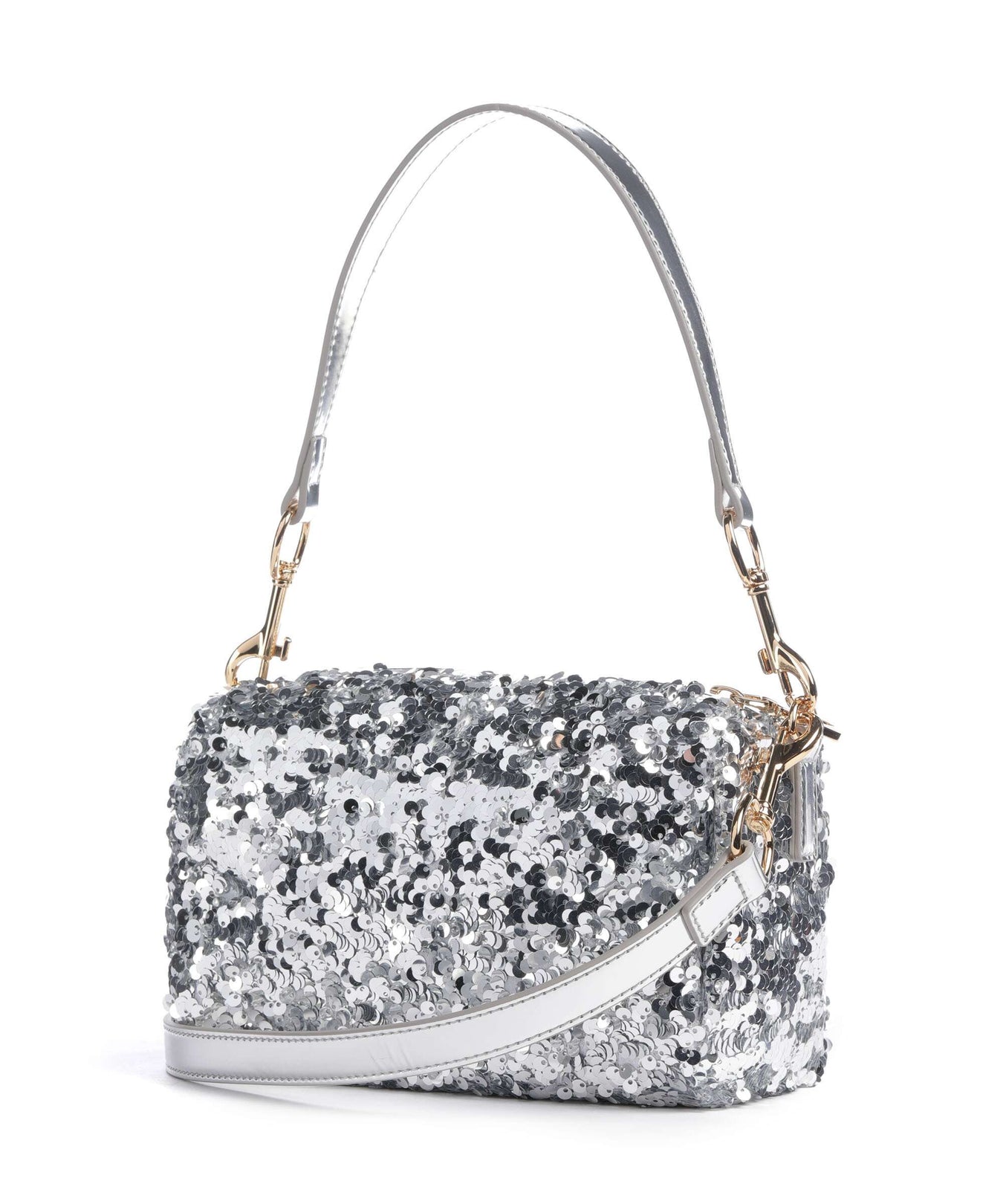 Love Moschino Bling Bling Shoulder bag silver