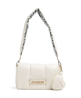 Love Moschino Puffy Schultertasche ivory/black