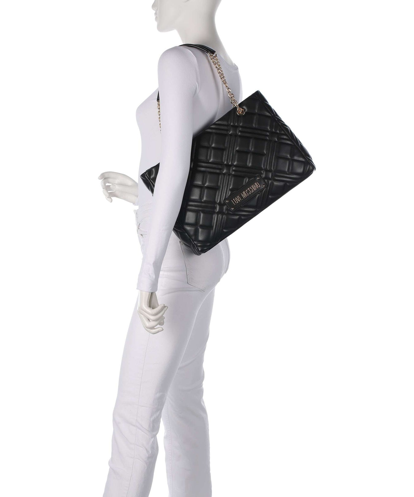 Love Moschino Quilted Tote bag black