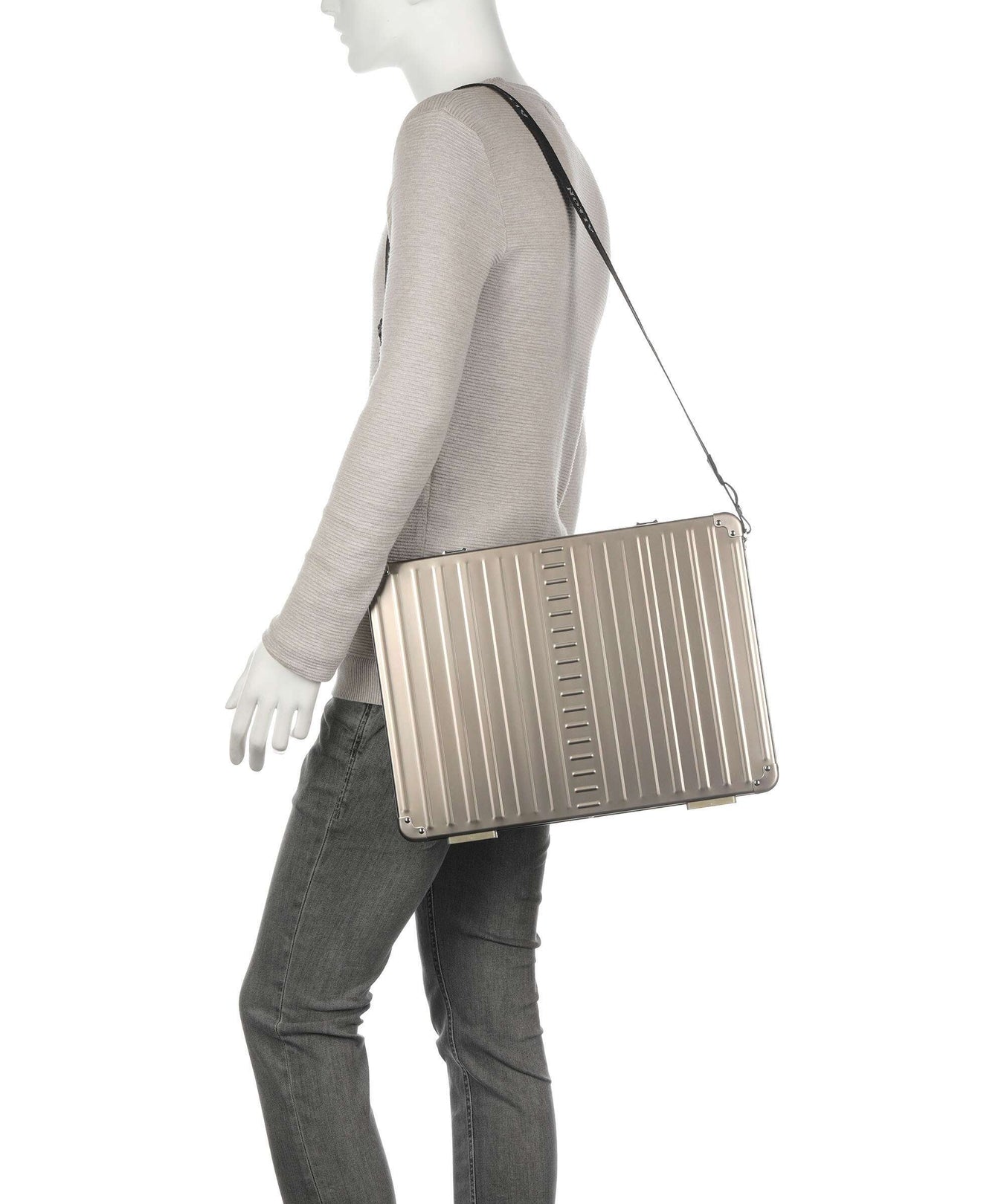 Aleon Classic Laptop bag platinum