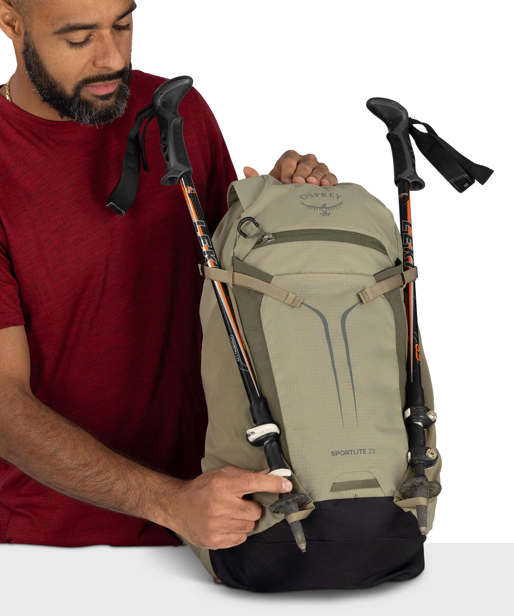 Osprey Sportlite 22 Hiking backpack olive tan
